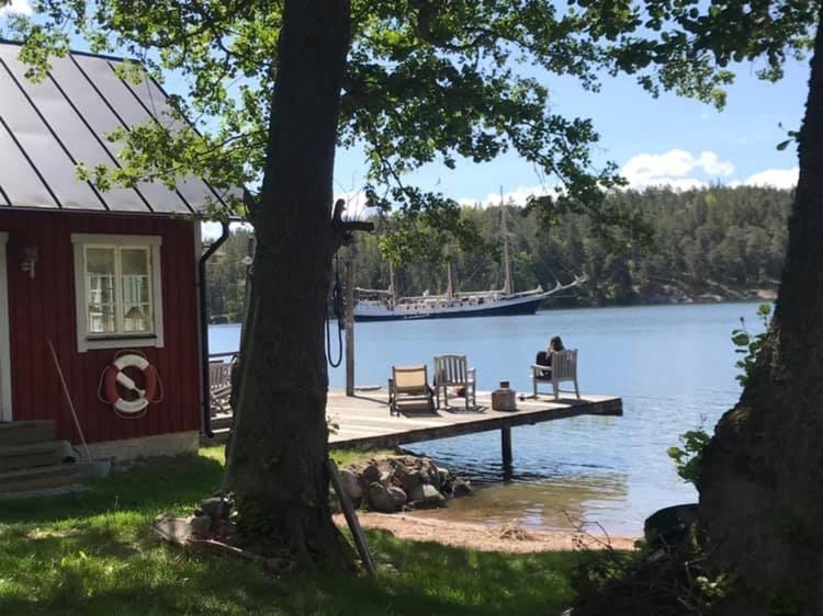 Sjoestuga Myttinge Värmdö Extérieur photo